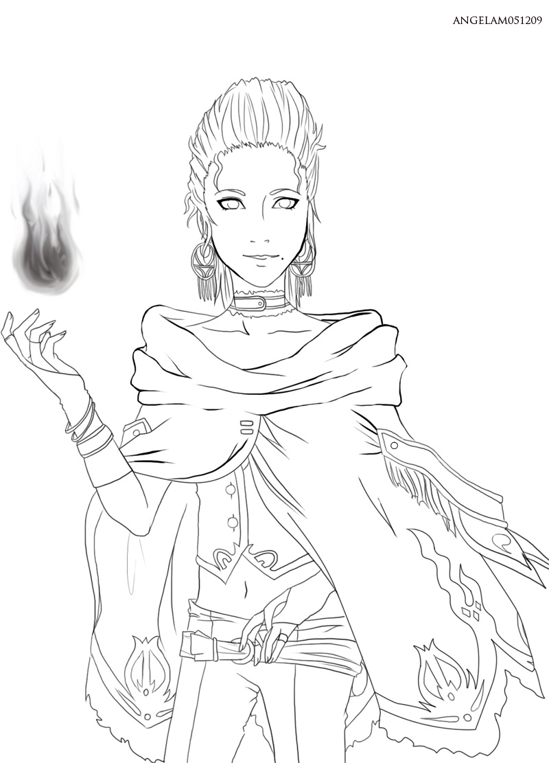 Mage Woman - Lines