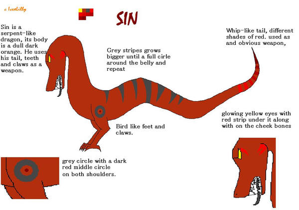 Sin character sheet