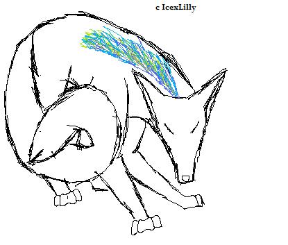 Wolf sketch3 Wind God