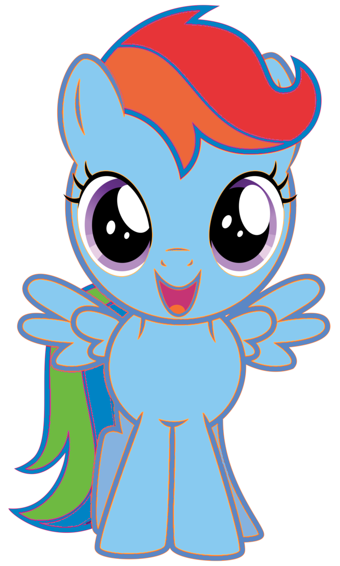 Excited Rainbow Dash