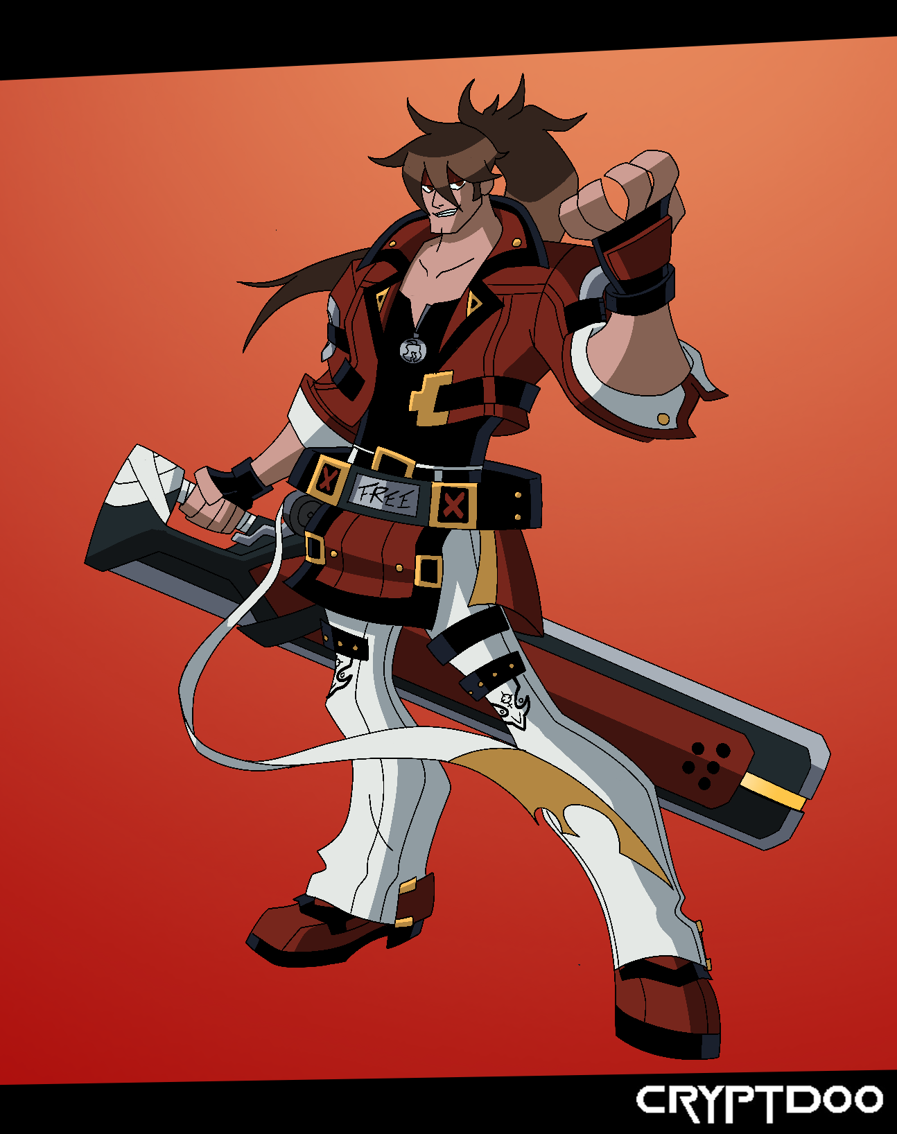Sol Badguy (OV) | Commission by Cryptdoo on DeviantArt