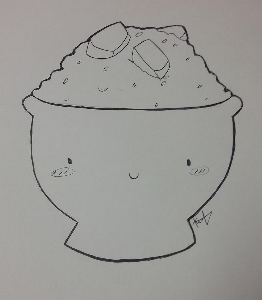 Rice Bowl Chibi by Kierkitten on DeviantArt