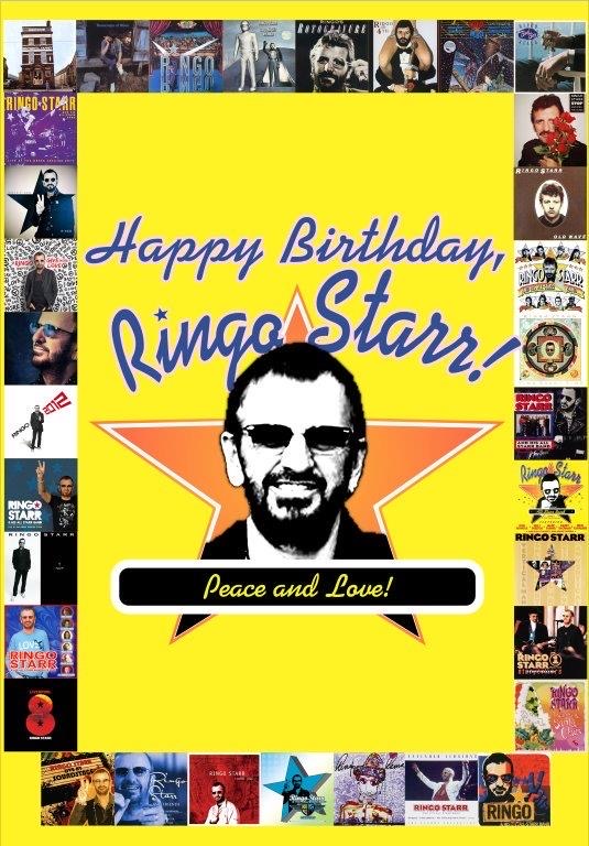 Happy Ringo Happy Birthday to Ringo Starr by CJBStudios on DeviantArt