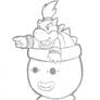 Paper Bowser Jr. (sketch) 001