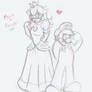 Request: Mario and Peach (sketch)