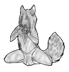 Spiritual Wolf Pose (Freebie)