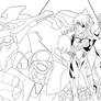 Evangelion 3.33 Line Art