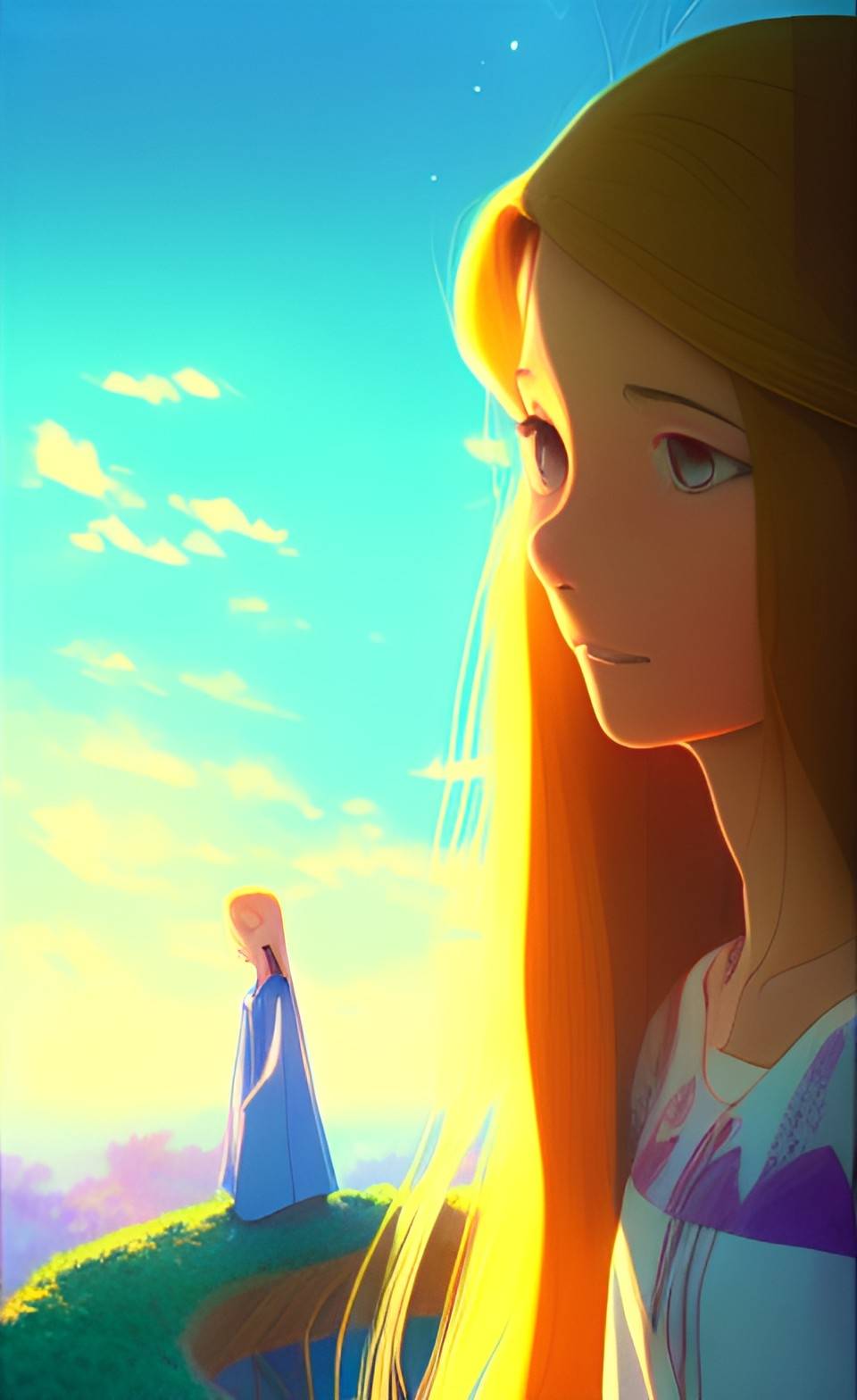 Anime Rapunzel by jsportraiture on DeviantArt