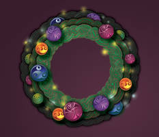 Celtic Christmas Wreath 2,
