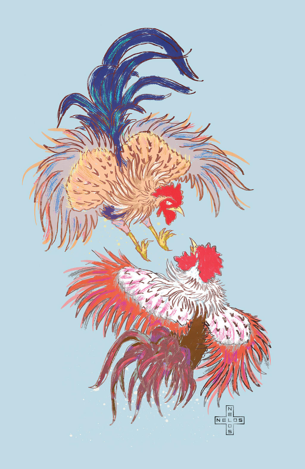 Fighting Roosters