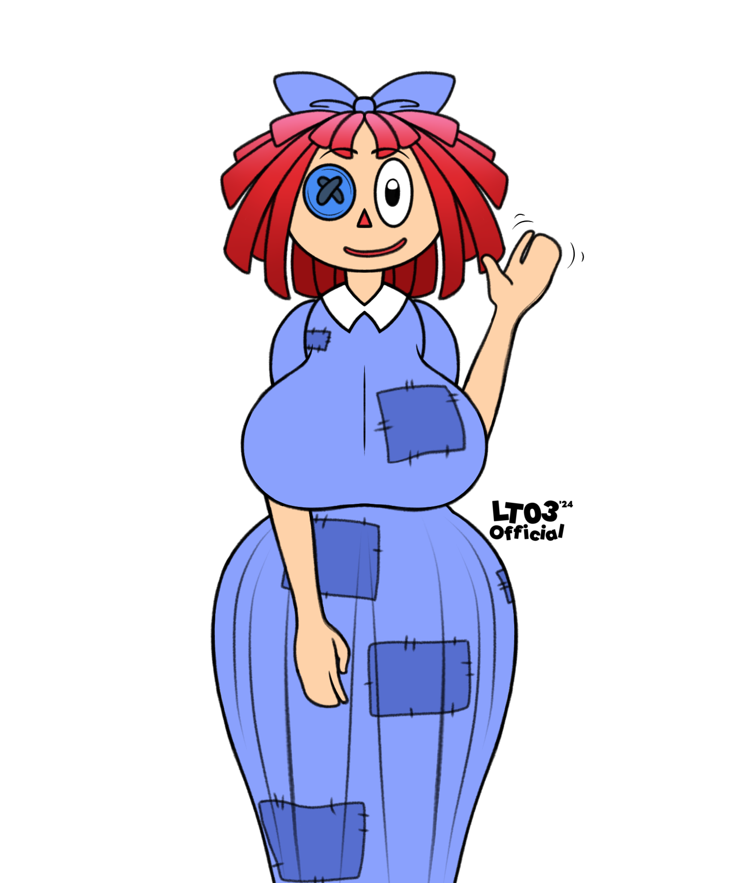 Waving Ragatha (1/2) by LT03Official on DeviantArt