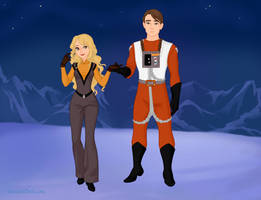 Iella Wessiri and Wedge Antilles - Snow Queen
