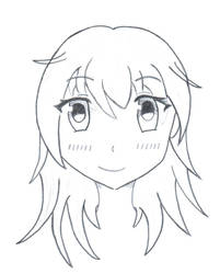 My first Original Drawing - Manga Girl