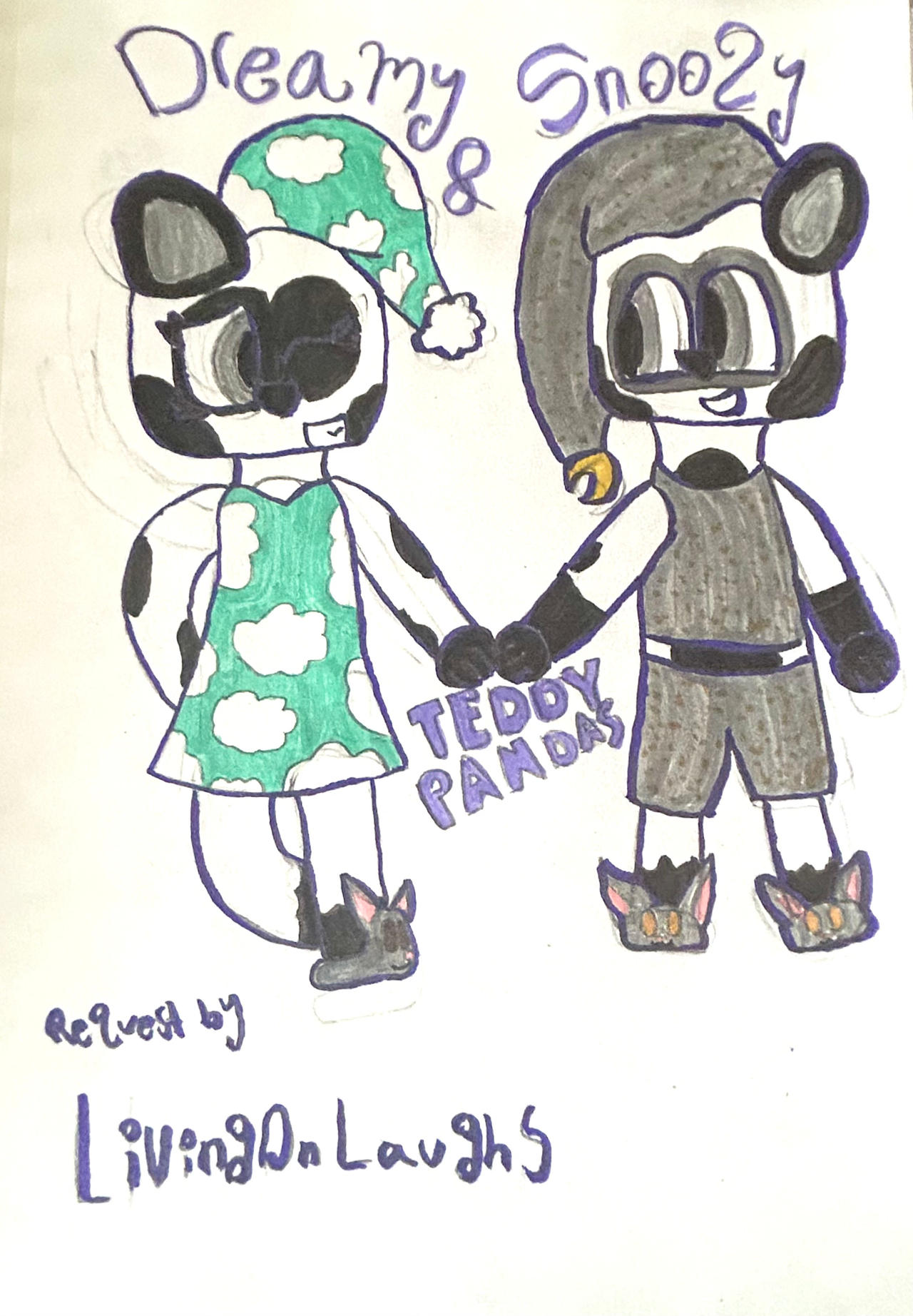 Teddy Pandas by PrahanaBite456 on DeviantArt