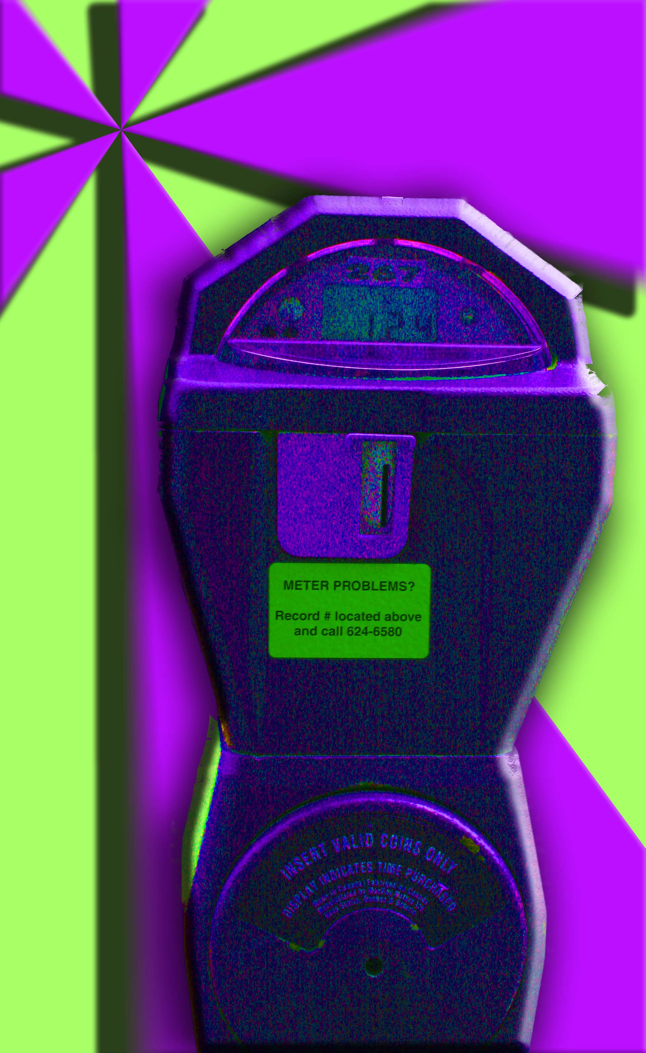 Saturated Parking Meter by Hybrid0Rainbow0 on DeviantArt