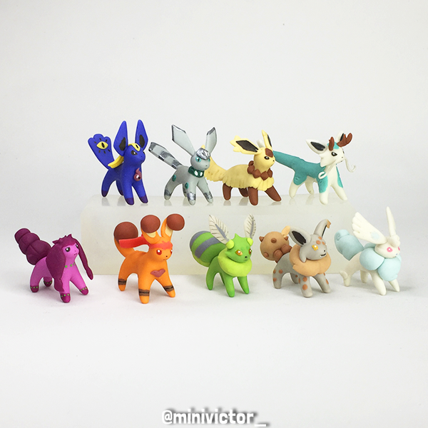 Fake Eevee evolutions by miniVictor on DeviantArt