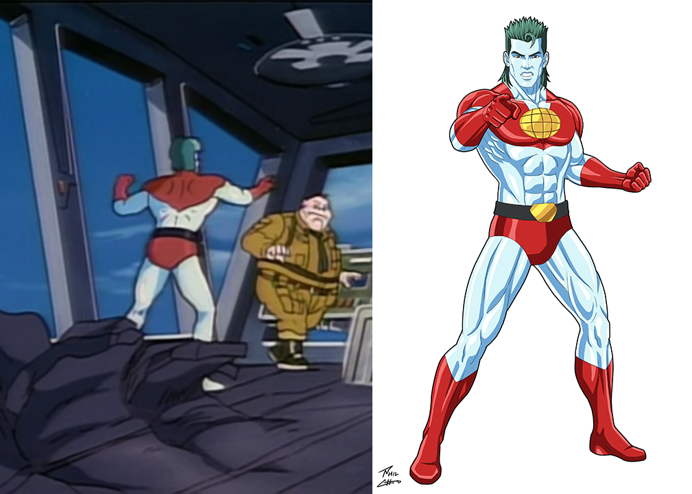 Captain Planet confronts Hoggish Greedly by DanTheRoboFan on DeviantArt