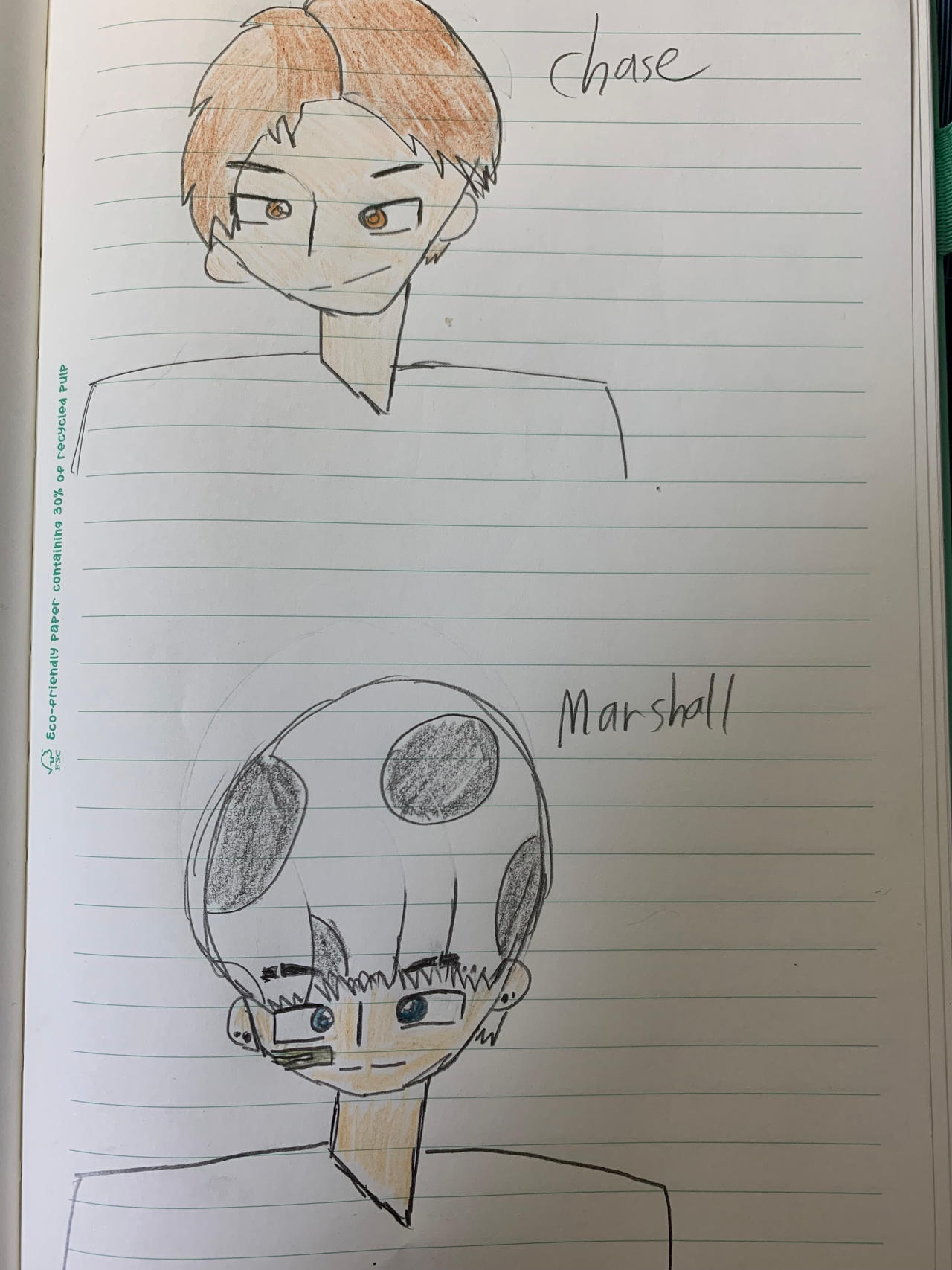 Chase and Marshall as human by luvwarriors on DeviantArt