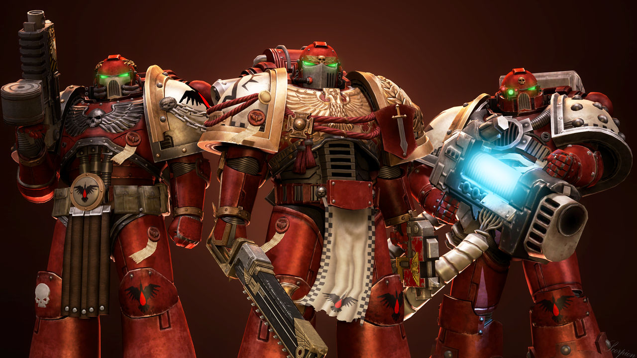 Blood Raspberry Naval Space Marine Blood Ravens by ScorpionSFM on DeviantArt