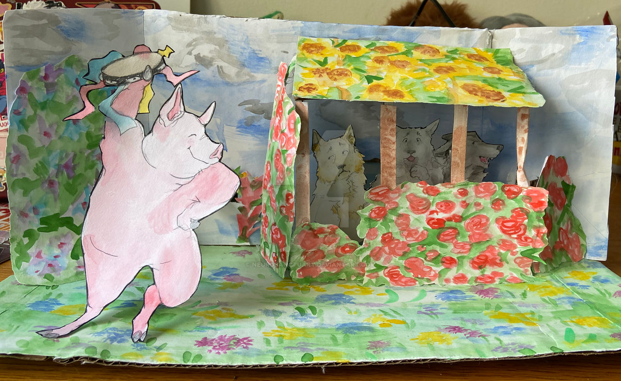 The Three Little Wolves and the Big Bad Pig by neurosanctuary on DeviantArt