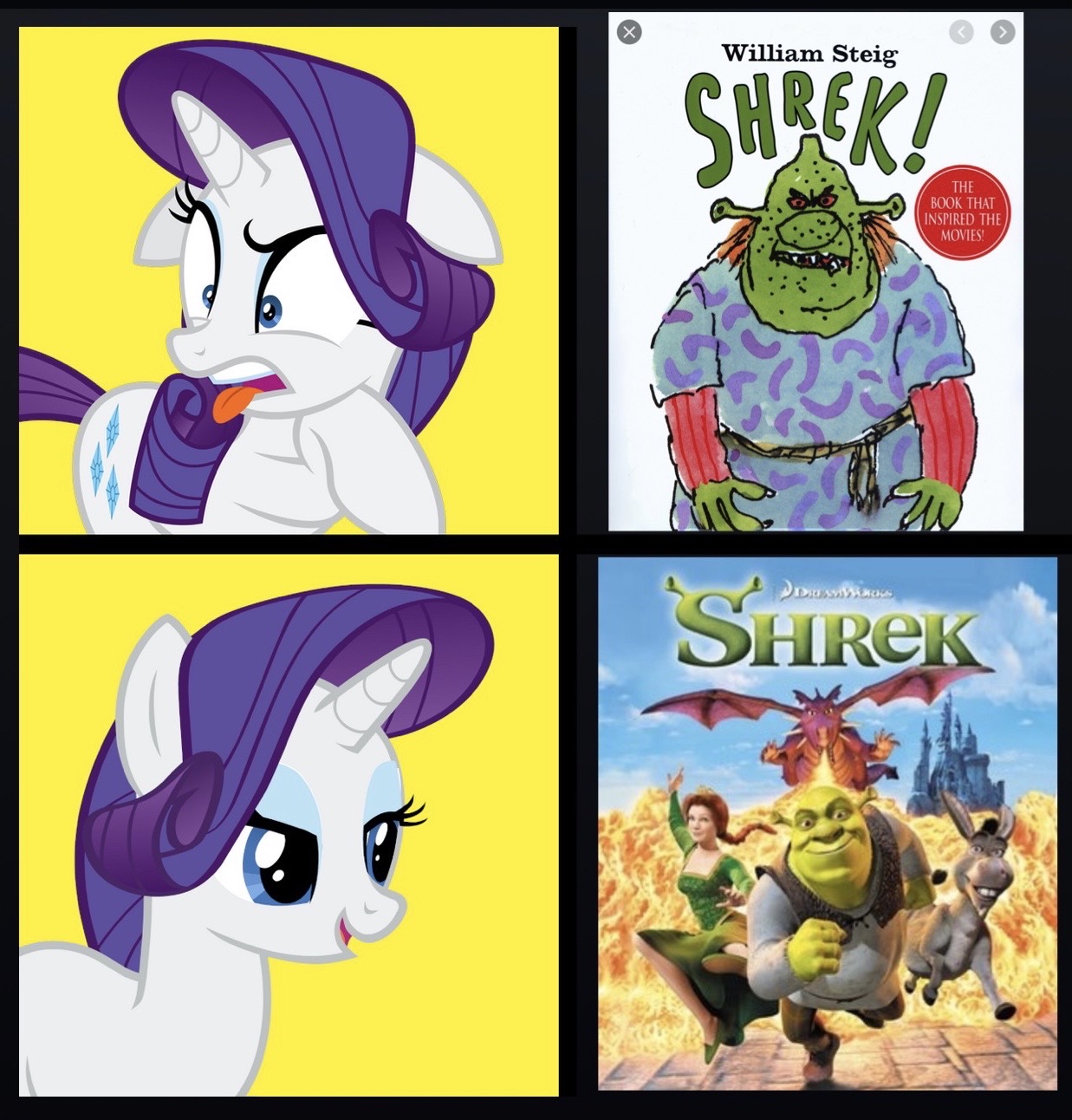 Shrek and Donkey (DreamWorks Sticker Book) by SmashupMashups on DeviantArt