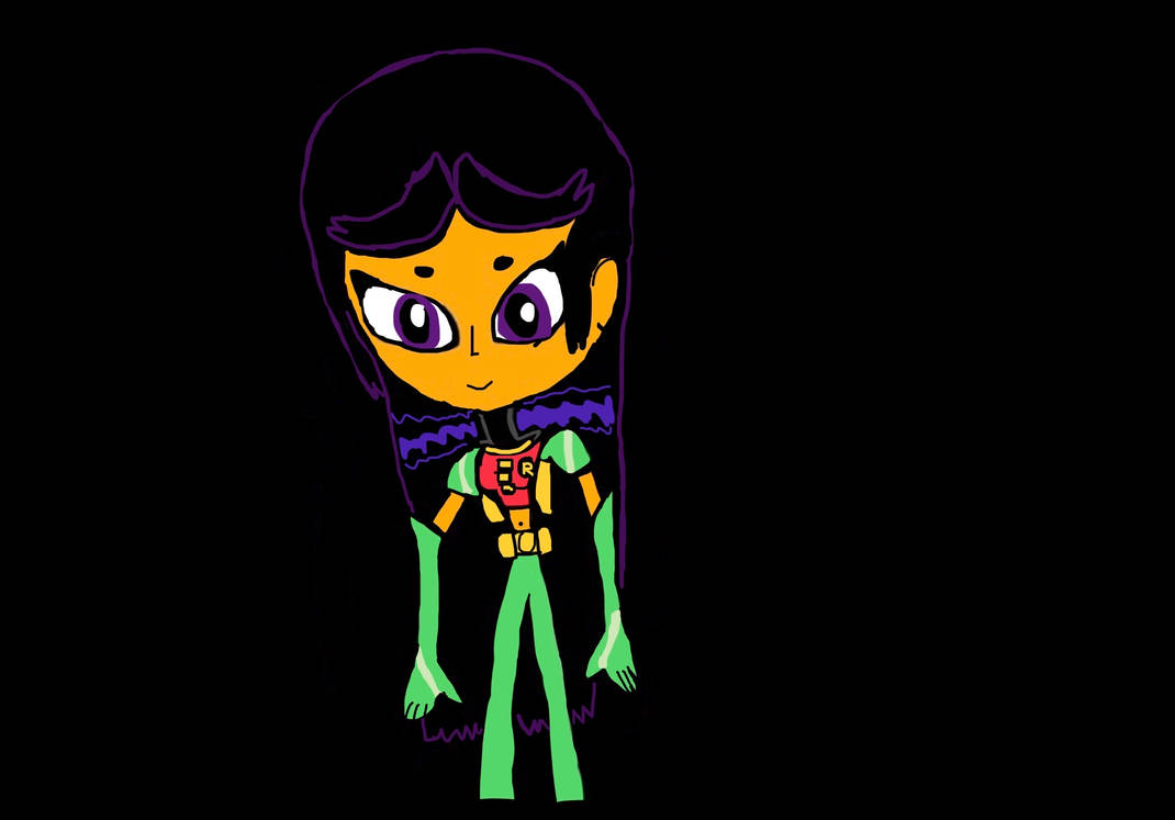 Blackfire In Robin Uniform 