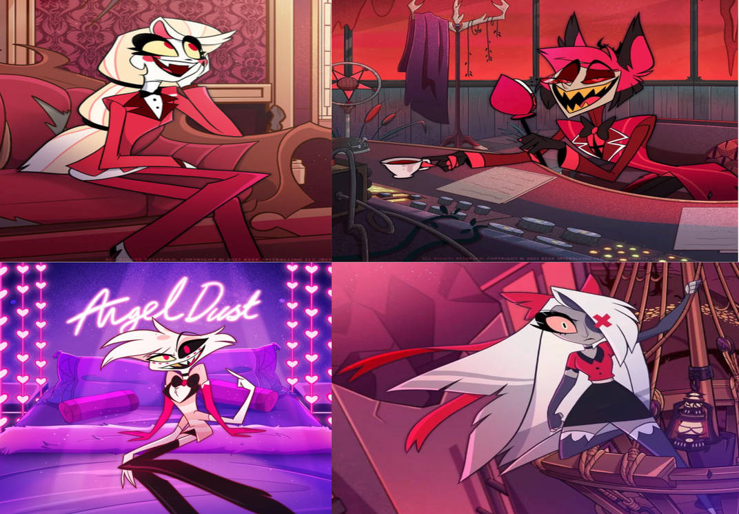 Песня hells great dad отель хазбин. Hazbin Hotel редизайн Чарли. ХАЗБИН. Редизайн отель ХАЗБИН Энджел. Миа Тиа отель ХАЗБИН.