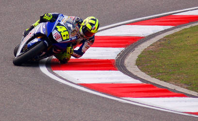 Rossi on Turn Two