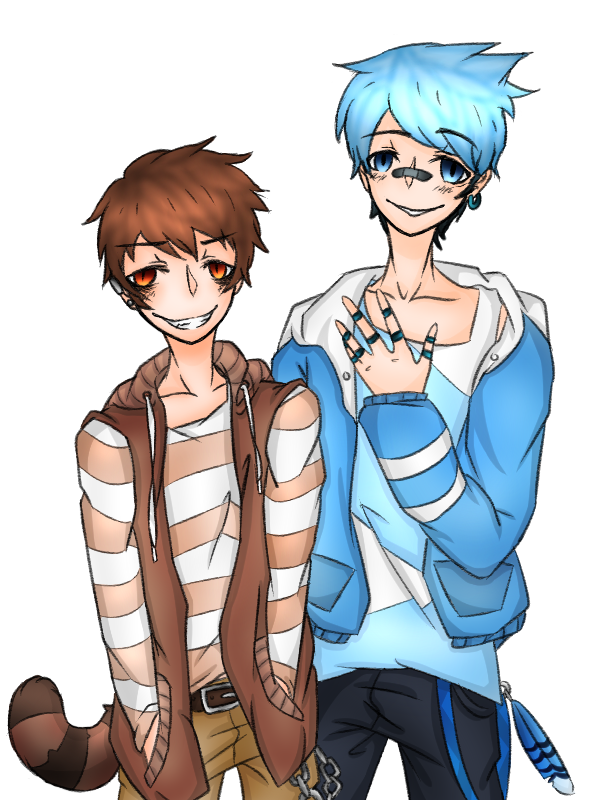 Human Mordecai And Rigby Deviantart