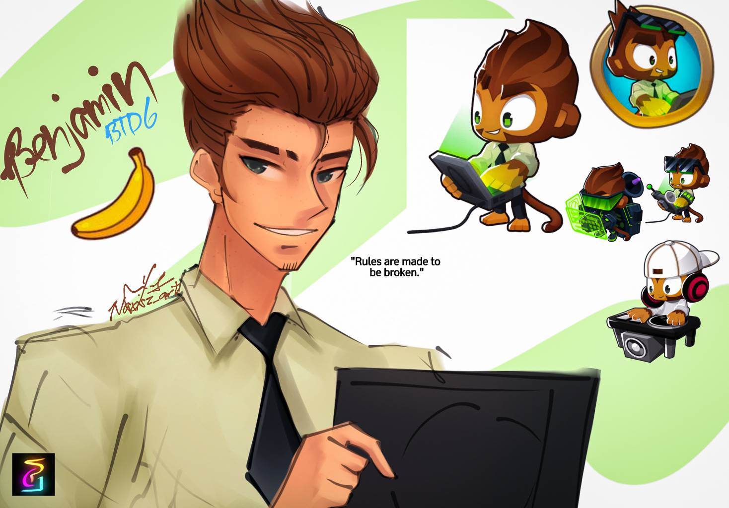 Benjamin from BTD6 by NaxisciousZ on DeviantArt