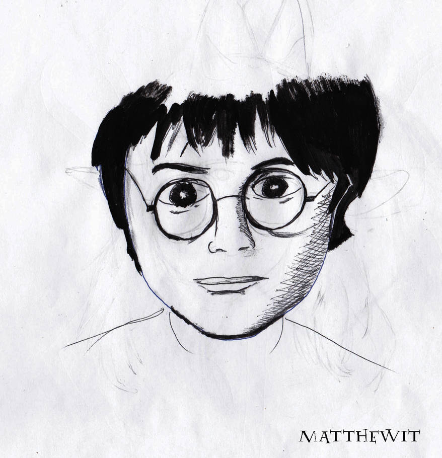 Harry Potter Face Draw By Matthewit On DeviantArt