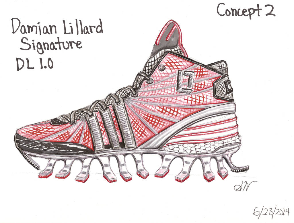 Damian Lillard Signature Shoe Concept 2 by swu16 on DeviantArt