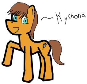 Kyshona can has Pony with color