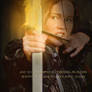 Katniss: Flaming arrow poster