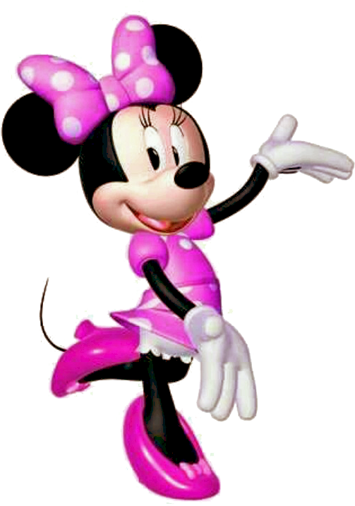 minnie mouse pink dress clipart Minnie Mouse Dress Pink Polka PNG #40251
