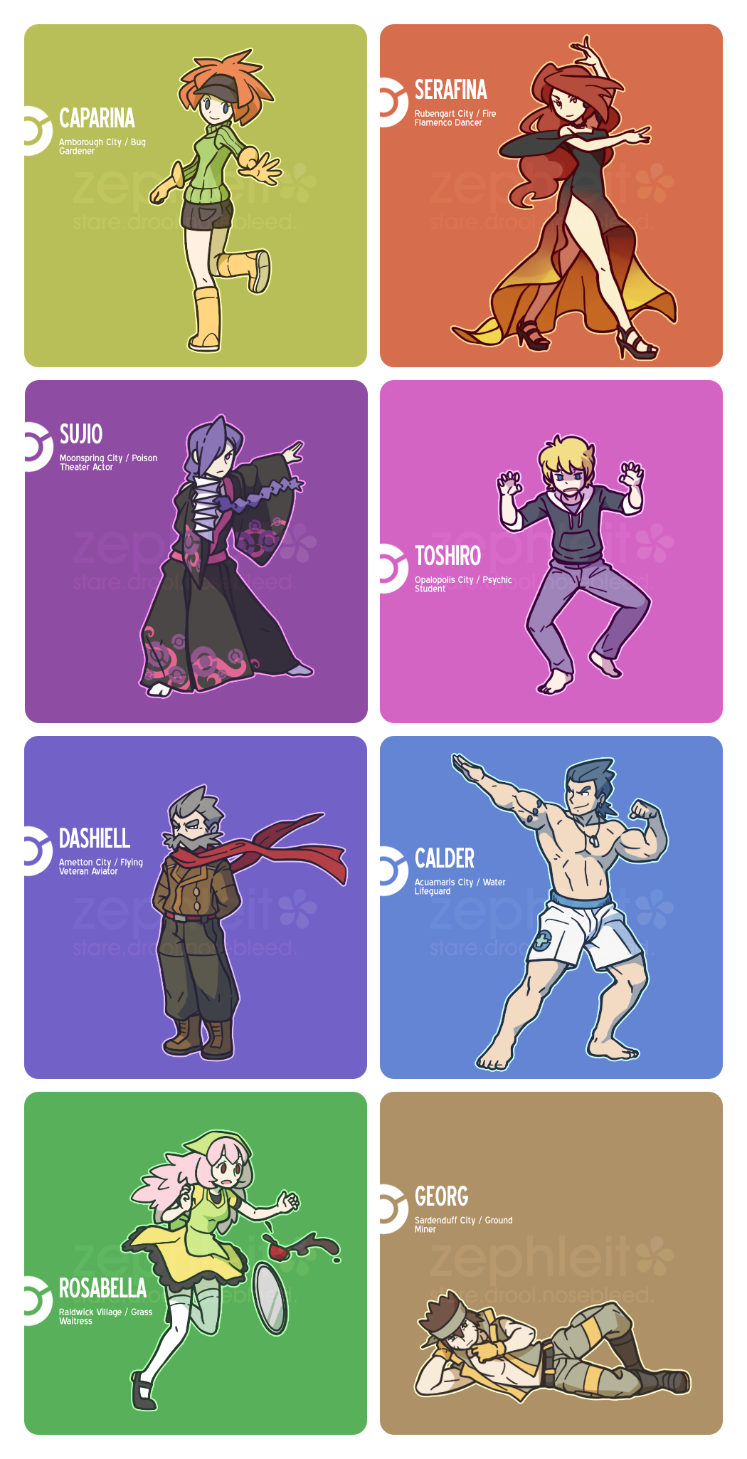 Asnolv Region -Gym Leaders- 2013