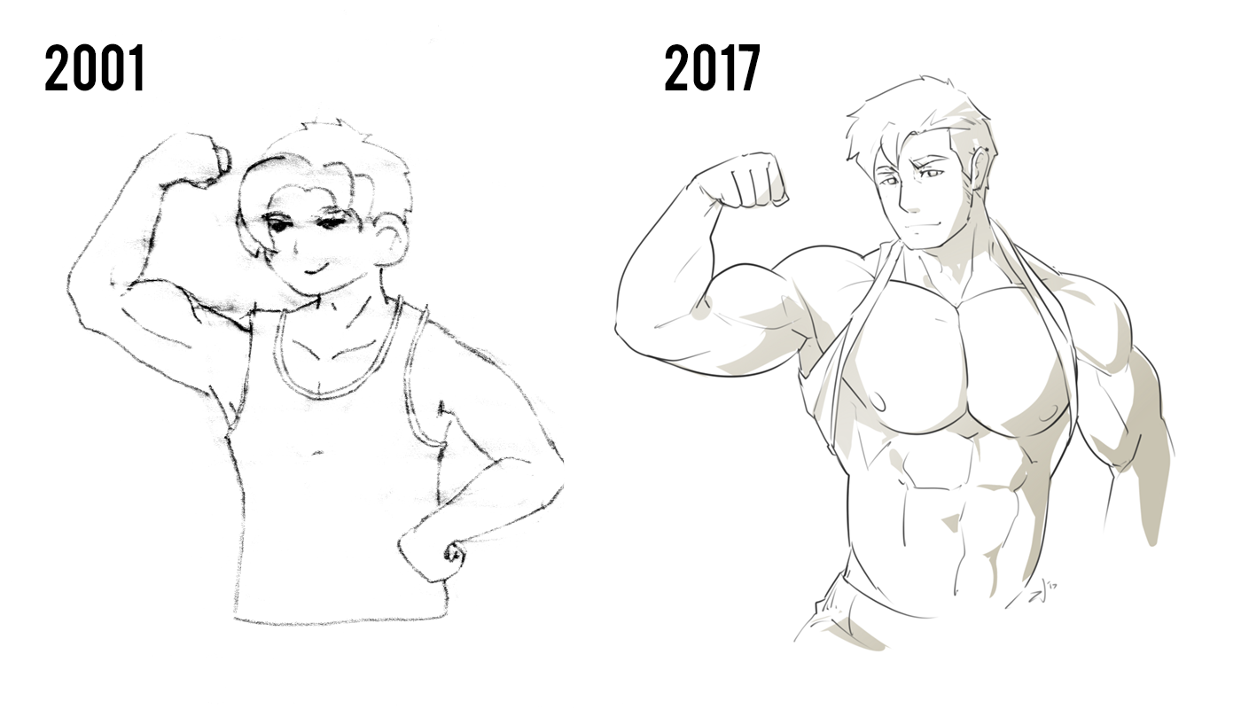 buff anime drawing - dianduran.com.