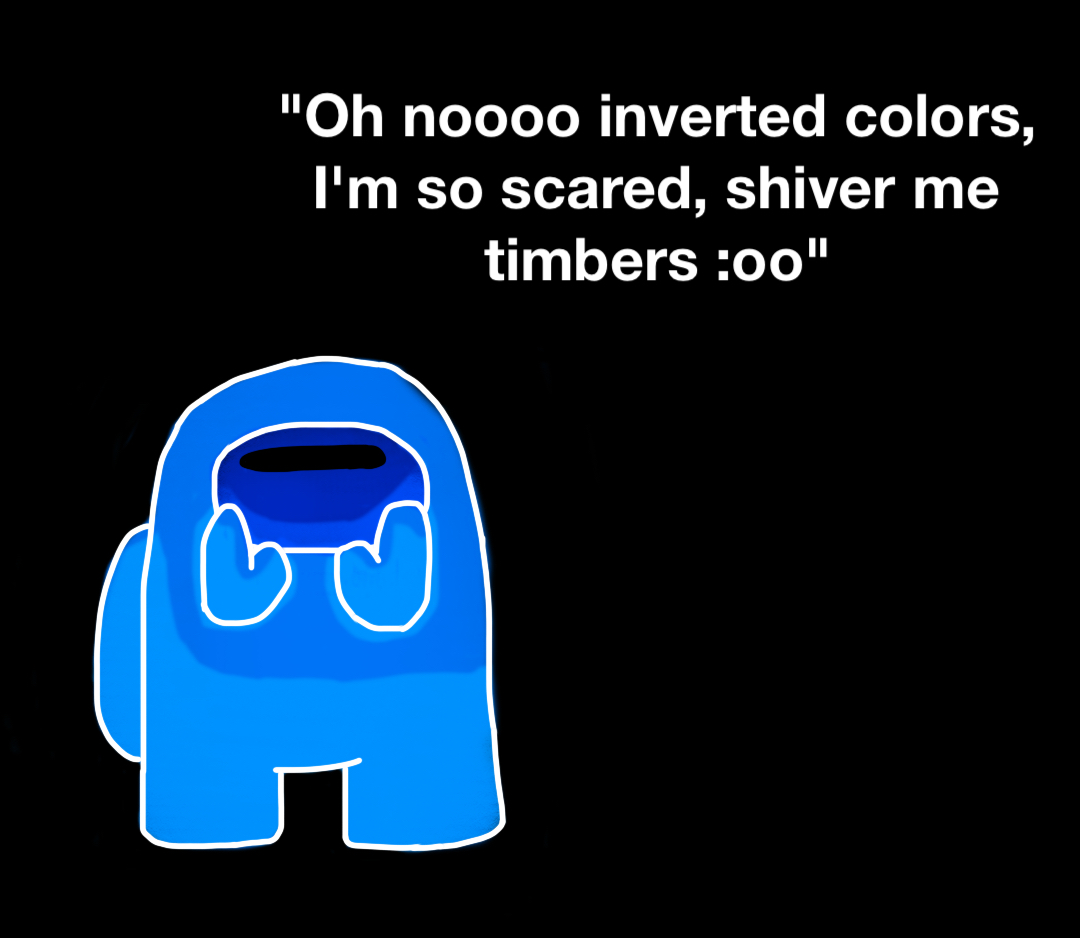 Darwin Inverted Colors Inverted Colors by TheYellowBeanieDog on DeviantArt