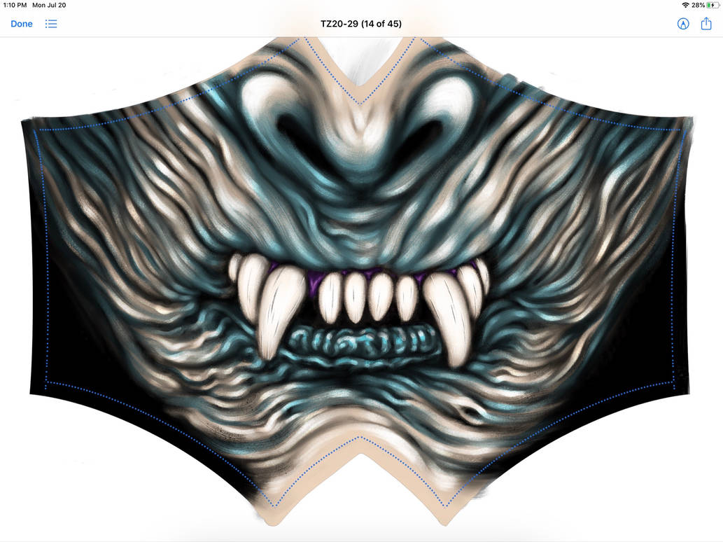Mask Artwork by mishaknierim on DeviantArt