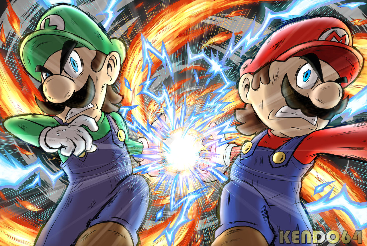 Mario Attacking Mario and Luigi: Final Bros Attack! by Kendo64 on DeviantArt