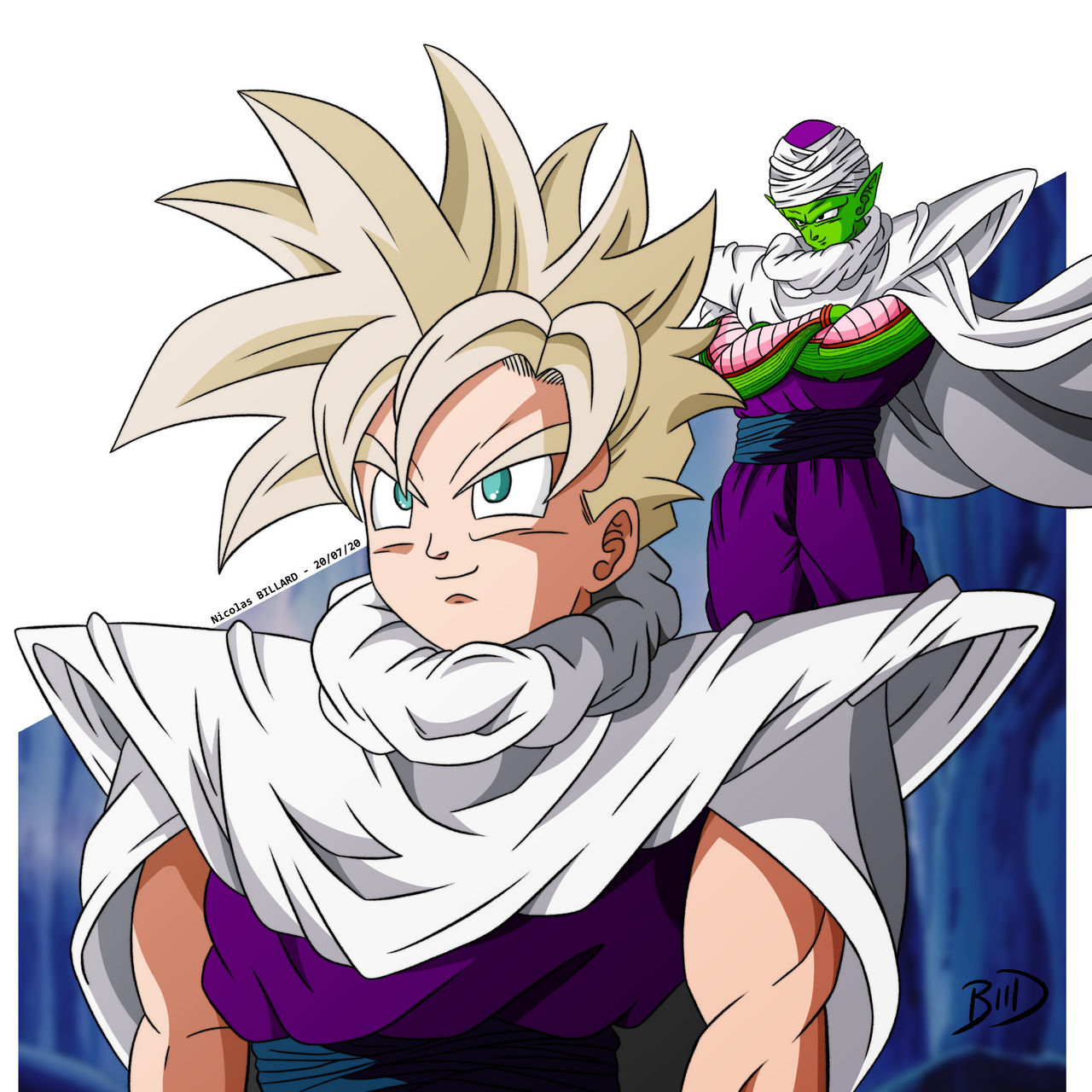Gohan and Piccolo by NclsDraw on DeviantArt