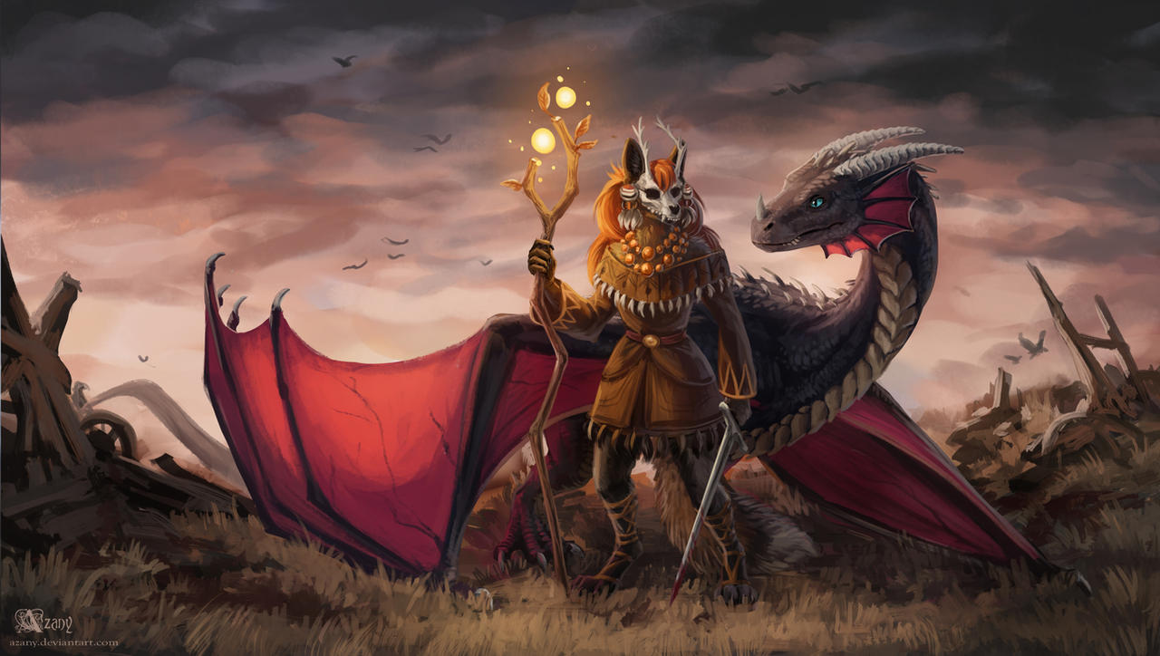 Red dragon by Azany on DeviantArt