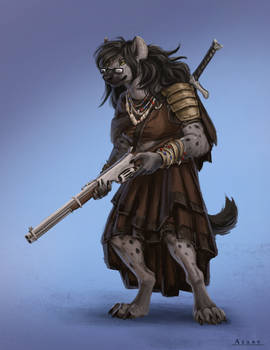 Gnoll with gun