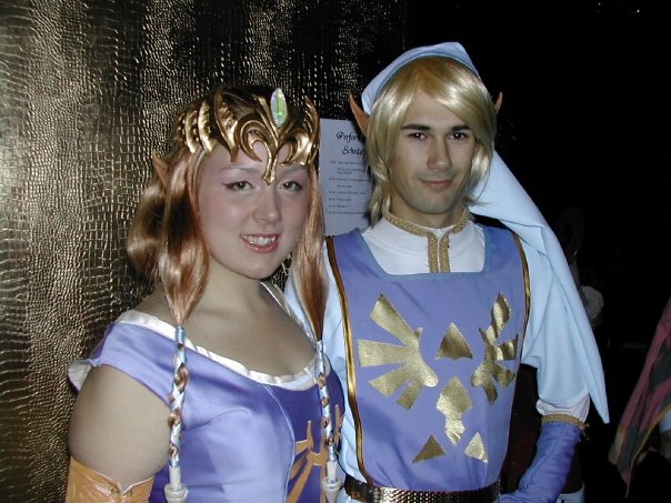 Link and Zelda, cosplay ball