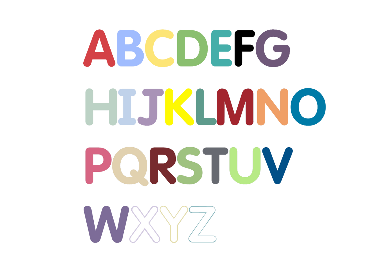 Regular Letters by aidasanchez0212 on DeviantArt