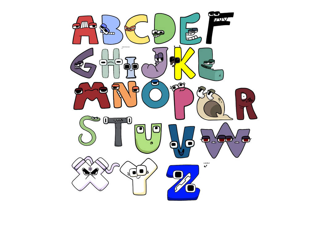 Alphabet lore all letters by crazylolaloudfan on DeviantArt