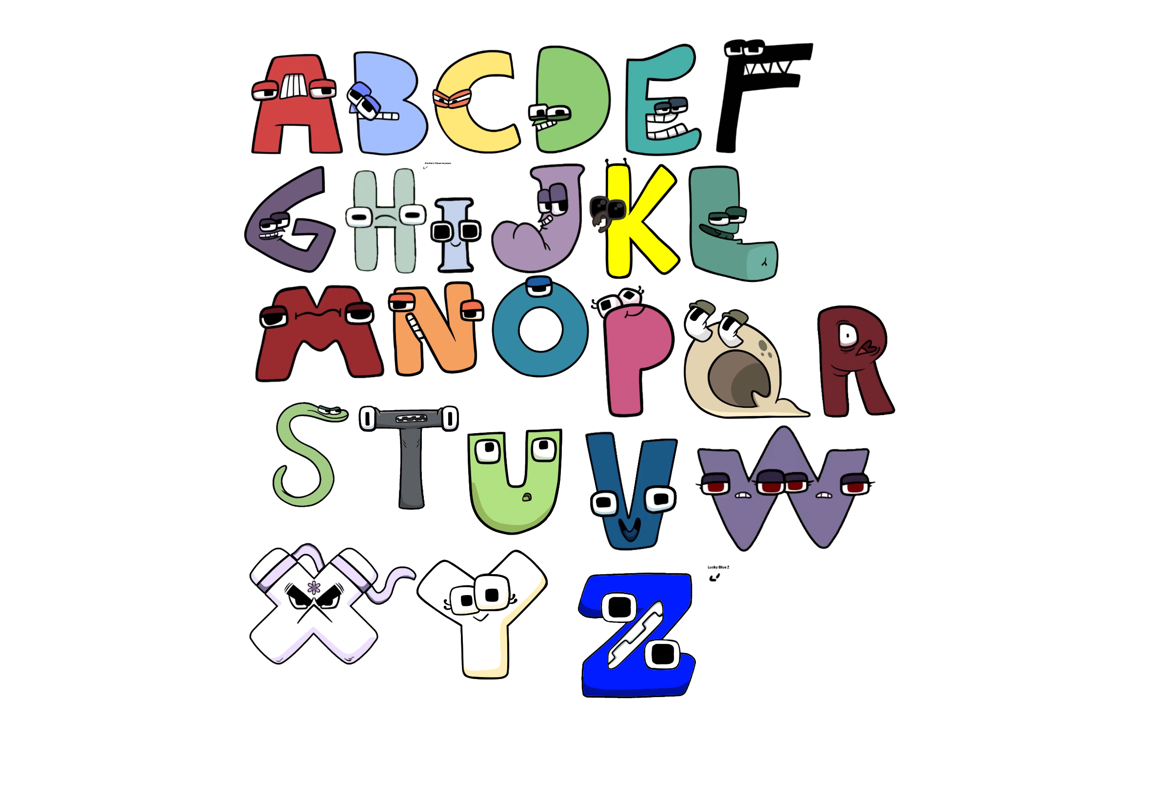 Alphabet Lore But Everyone Is Z ( Full Version ) 