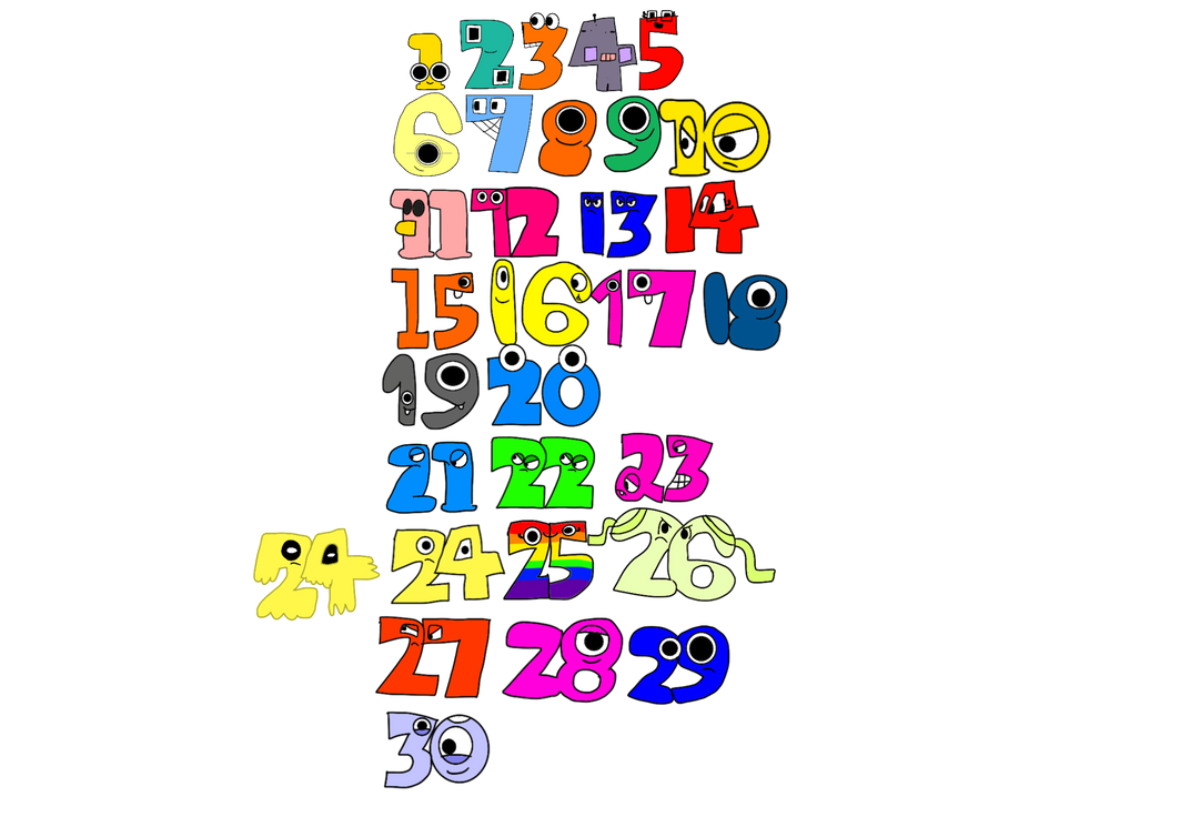 Small Numbers by aidasanchez0212 on DeviantArt