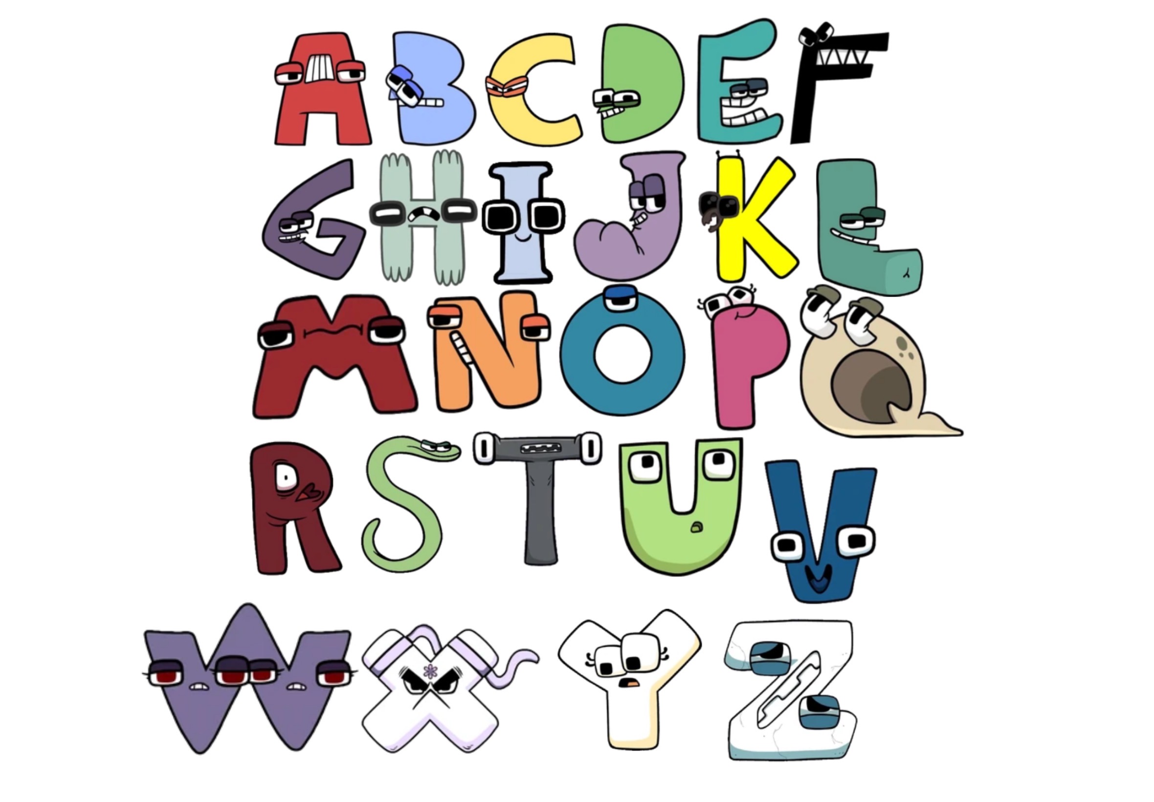 Nice Alphabet Lore by aidasanchez0212 on DeviantArt