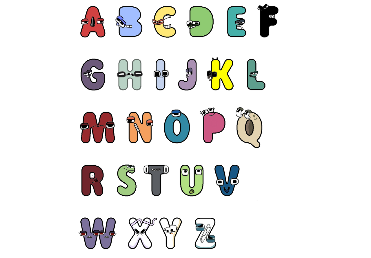 Alphabet Lore Letters 4 by aidasanchez0212 on DeviantArt